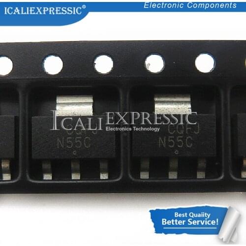 10cs NCP1055ST136T3G NCP1055ST100T3G NCP1055 SOT-223 In Stock