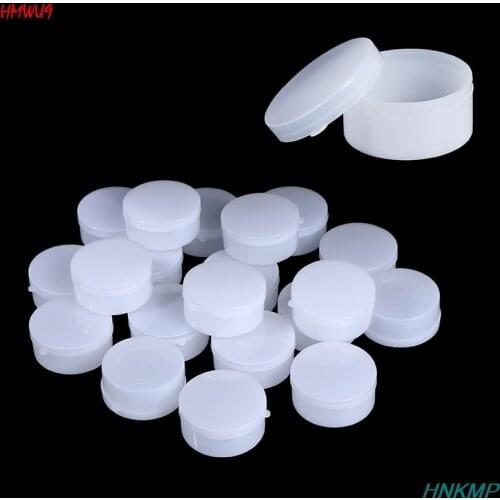 20pcs 5/10/20/30/50/100g Empty Plastic Cosmetic Makeup Sample Container Jars Pot Wholesale Fast Shipping