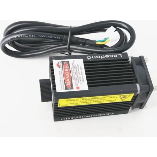 33X55mm 850nm 1W Laser Module Night Vision Laser Light Source 2pin+2pin TTL