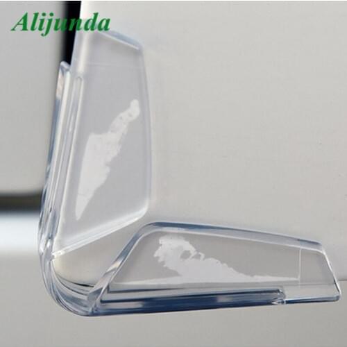 4 pieces / set of car door guards corner stickers car shape for Mitsubishi ASX/Outlander/Lancer Evolution/Pajero