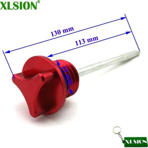 XLSION CNC Aluminum Oil Dipstick Engine Dip Stick For Lifan YX 125cc 140cc 150cc 160cc 200cc 250cc Chinese Pit Dirt Bike ATV