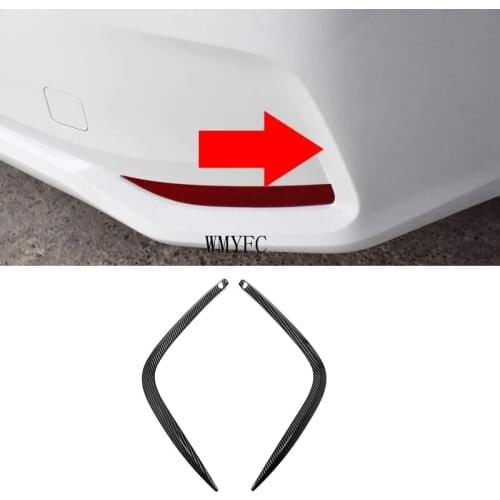 Car Rear Back Tail Fog Light Lampshade strip Cover Trim Fit For Toyota Corolla sedan 2019 2020 2021