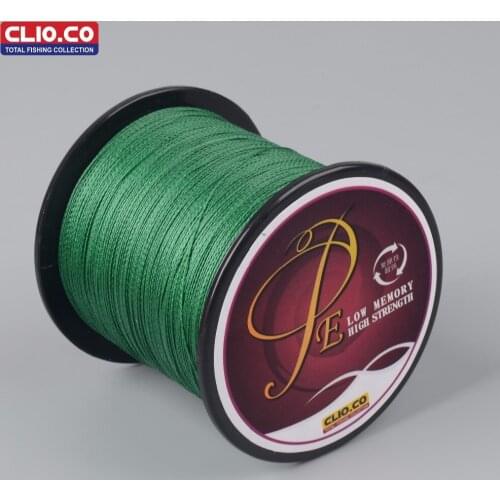 CLIO.CO Brand 4 Strands 300M Braided Fishing Line 6LB 10LB 20LB 60LB Multifilament Fishing Line PE Super Strong Saltwater