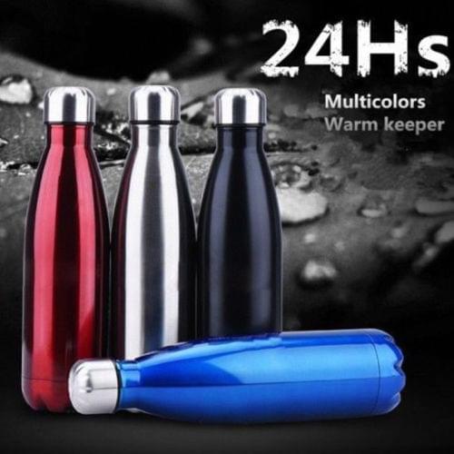 500ML Stainless Steel Cute Printed Water Bottle Vacuum Insulated Flask Thermal Sport Chilly Cup Sports