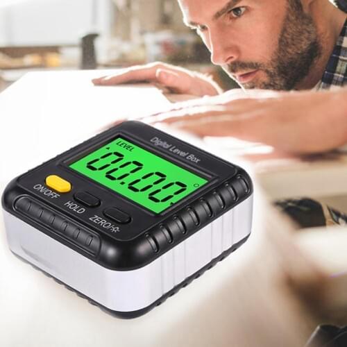 New Magnetic Digital Level Box Bevel Gauge Protractor Inclinometer Woodworking Measuring Tool