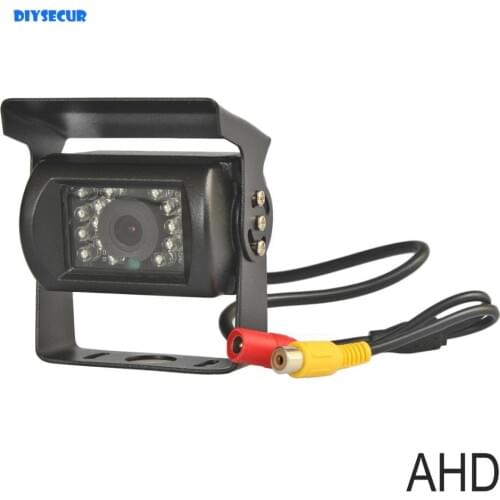 DIYSECUR AHD DC12V 120 Degree Waterproof Color Reverse Backup Car Truck Bus Camera With IR Night Vision