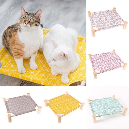 Pine Cat Hammock Sleeping Cat Home Bed Small Dogs Seasons Litter Mat Moisture-proof Easy Remove and Wash Camp Bed Pet Supplies