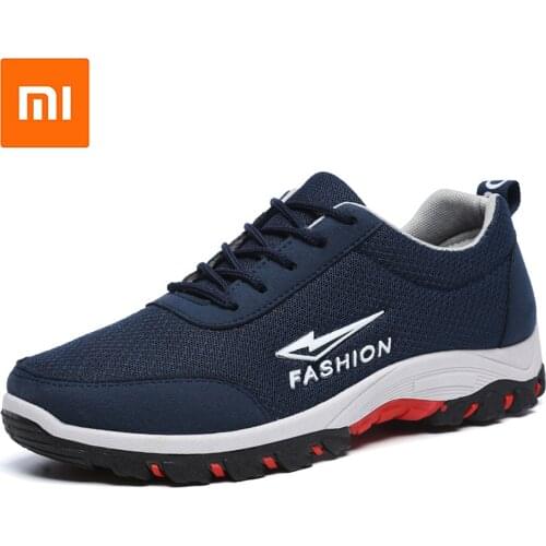 Xiaomi Mi Men Sneakers Fashion Casual Shoes Leather Mens Shoes Casual Breathable Light Men Sneakers Trainers Men Running Shoes