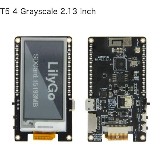 LILYGO T5-2.13inch E-paper ESP32 4MB FLASH WIFI/Bluetooth for arduino