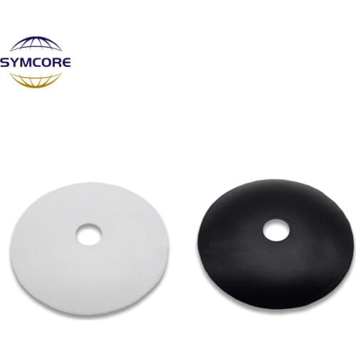 5pcs Black White Metal Round Cover Arc Cover Chandelier Base Tray Middle Hole 10mm Flying Saucer Table Lamp Wall Lamp Cup DIY