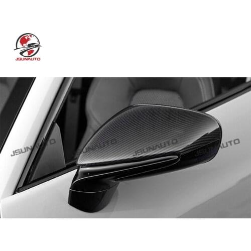For Porsche 911 992 Taycan 2019 -Up Real Carbon Fiber Replacement Style Side Mirror Cover Car Styling Modification Accessories