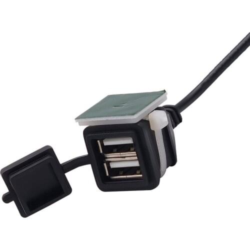 New waterproof car motorcycle car phone charger USB car charger 12V to 5v step-down module 2A For All Mobile Phone dfdf