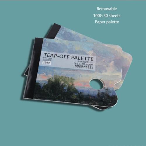 Paper Palette Painting Professional Watercolor Palette Pad Oil Painting Disposable Toning-paper For Gouache Acrylic Supplies