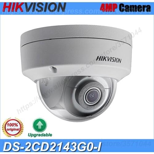 Original hikvision surveillance DS-2CD2143G0-I replace DS-2CD2142FWD-I IP camera POE 4MP Dome IR CCTV H265 Firmware Upgrade