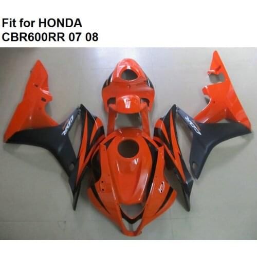 Hot sale fairings for Honda CBR 600RR 07 08 red fairing kit CBR600RR 2007 2008 HZ04