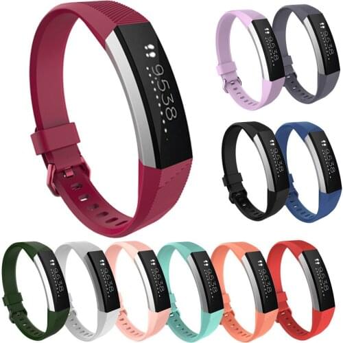 Luxury Silicone Watch Replacement Band Strap For Fitbit Alta HR Wristband Accessories
