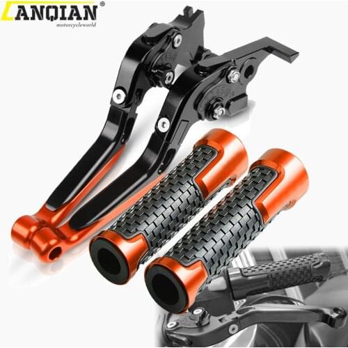 Motorcycle Accessories CNC Brake Clutch Levers & Handlebar Handle Bar Grips For 690690 R 690R 2014 2015 2016