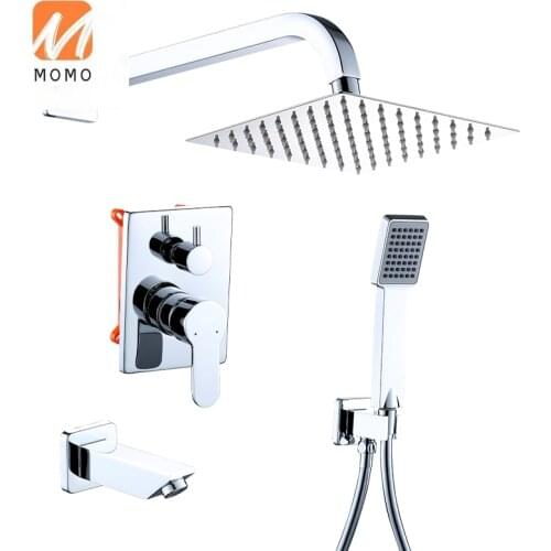 Single hole shower faucet set bathroom rug removeable push-fit bath