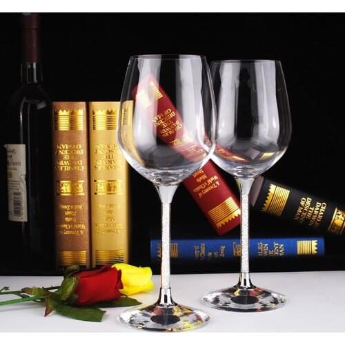 Wineglass Crystal Wedding Glasses Transparent Mug Red Wine Necessities Party Table Decoration Guest Wedding Gift