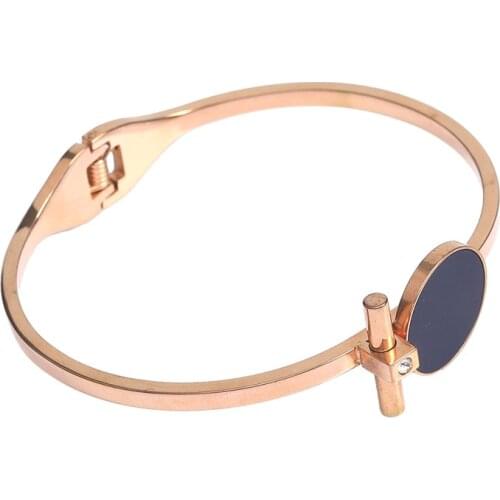 Titanium Steel Rose Gold Cuff Bracelets For Women LOVE Bracelets Bangles Charms Fashion Jewelry Accessories Gifts For Women
