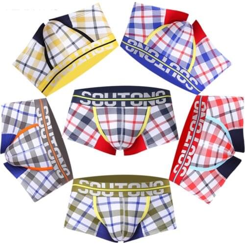 3 Pcs/Lot Men Underwear Cotton Cueca Boxers Calzoncillos Underpants Shorts Para Hombre