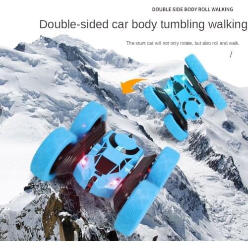 High Tech Spin Remote Control Double Sided Stunt Car 360 Rotation Off-road Climb Roll Dump Truck Remote Control Electric Toys