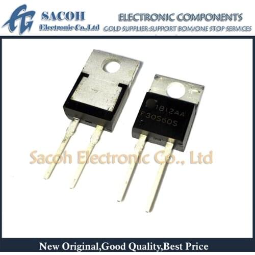 10Pcs FFP30S60S or F30S60S TO-220 30A 600V Fast Recovery Diode