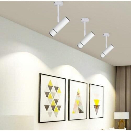 2wires 1phase 15W LED Track Lamp Lights Rail Spotlights Leds Tracking Fixture Spot Lights Reflectors for clothes Store