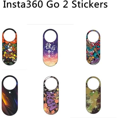 Insta360 GO2 Sports Camera Accessories Body Sticker Personalized Film Without Leaving Glue Stickers Accessories