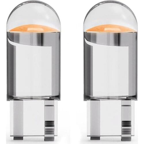 2pcs New T10 W5W 194 COB LED Car Wedge Parking Light Side Door Bulb Instrument Lamp Auto License Plate Lamp Dome Light