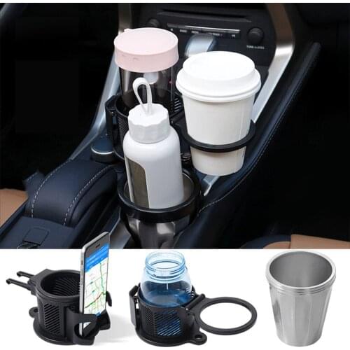 2 In 1 Vehicle-mounted Slip-proof Cup Holder Water Car Cup Holder Multifunctional Soft Drink Can Auto Accessor