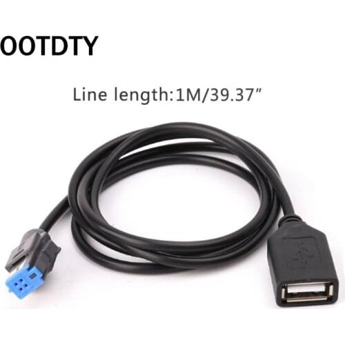4-pin Car USB Cable Adapter Extension Cord For Nissan Teana Qashqai CD Audio Radio Player