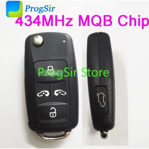 5Button 434MHz ASK Smart Keyles Go Remote Control for VW Sharan With MQB Chip By KYDZ Manufacturer