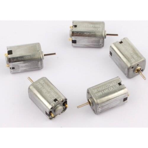 5PCS Strong magnetic 10*10MM square Micro motor large torque mini six pole 6V-9V dc 9700-14700 rpm