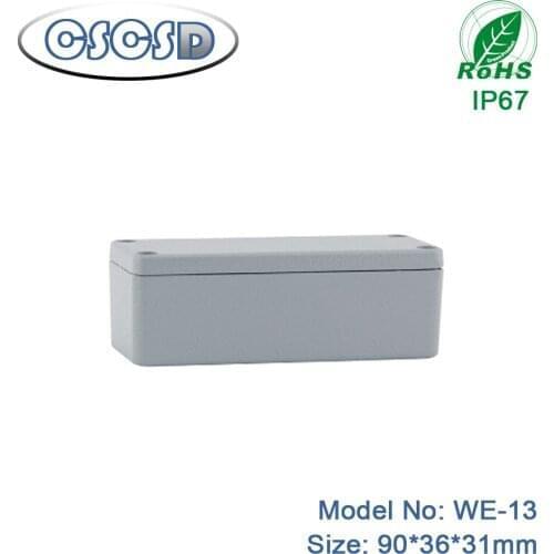 5pcs 90*36*31mm die casting aluminum electronic enclosures aluminum profiles amplifier body enclosure waterproof junction box