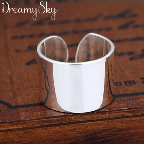 Bohemian Vintage Large Smooth Rings For Girls Gifts Jewelry Romantic New Adjustable Size Finger Ring