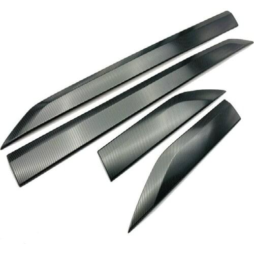 Carbon Fiber Material Car Door Anti-collision Bar Body Decorative strip For Subaru 2019 Forester