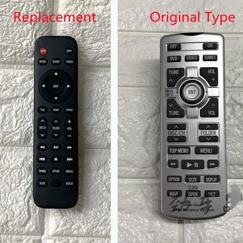 For Toyota Prado LC150 Cruiser LC200 VX Rear Entertainment Ceiling DVD Control Remote Replacement