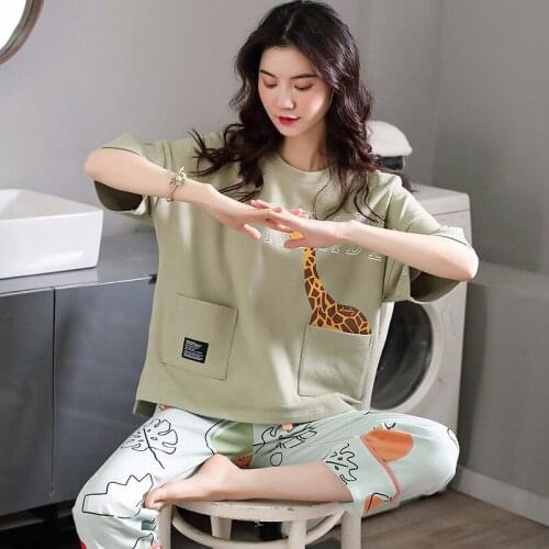 Women's Cotton Pajamas JiaoAmple China