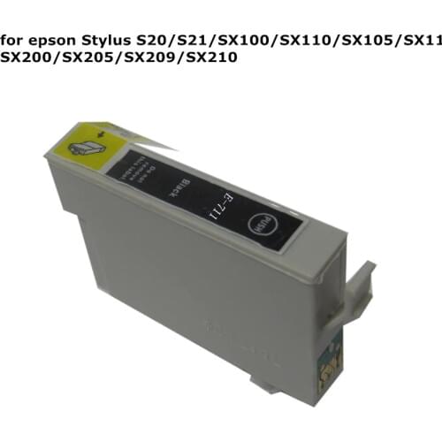 4pcs T0711 71 Black compatible ink cartridge For EPSON Stylus S20 S21 SX100 SX110 SX105 SX115 SX200 SX205 SX209 SX210 printer