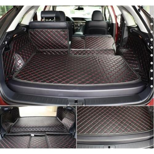Best quality! Special trunk mats for Lexus RX 350 2014-2009 waterproof boot carpets cargo liner mat for RX350 2010,Free shipping