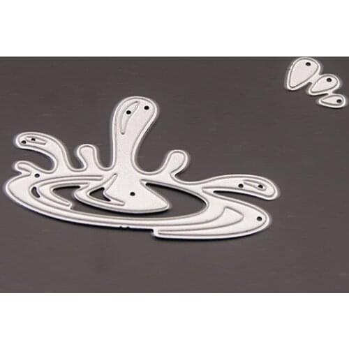 DIY Metal Embossed Cutting Dies Tool Mold Carbon Steel Paper Cutting Card Template N130 Water Drops