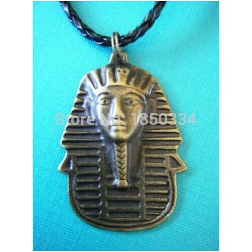 Wholesale 10PCS Fashion Antique Bronze Large King Tut Charms Statement Necklace & Pendants DIY Jewelry For Woman B162