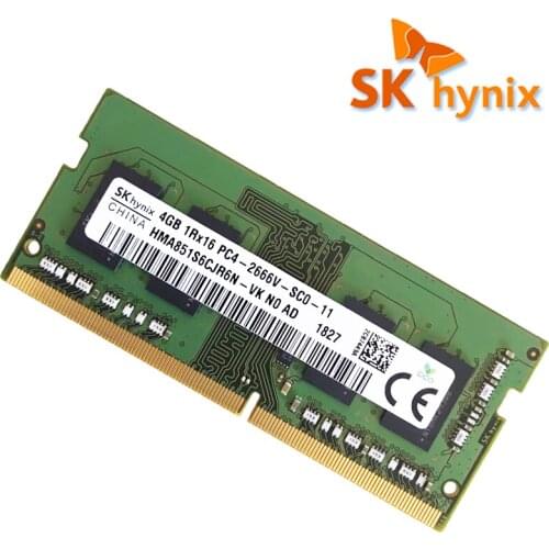 Original SK hynix ddr4 4GB 2666MHz ram sodimm laptop memory support memoria PC4 4G 2666V notebook DDR4 RAM 4G 8G 16G 32G