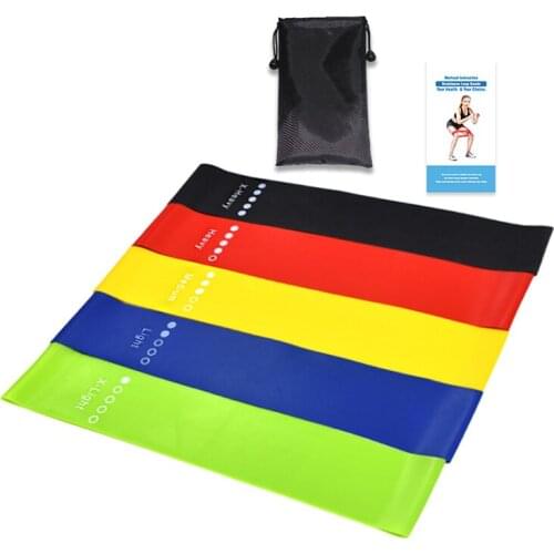 Gym Fitness Resistance Bands for Yoga Stretch Pull Up Assist Bands Emulsion Crossfit Exercise Training Workout Equipment