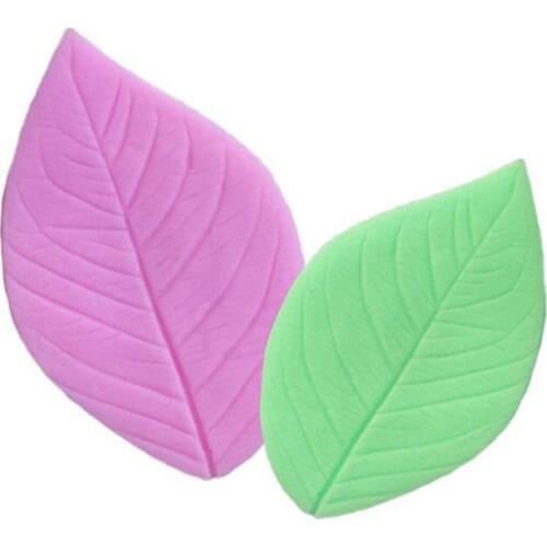 Leaf Pressed Sugar Embossed Silicone Mold Chocolate Fondant Cake Decoration Baking Kitchen Tool