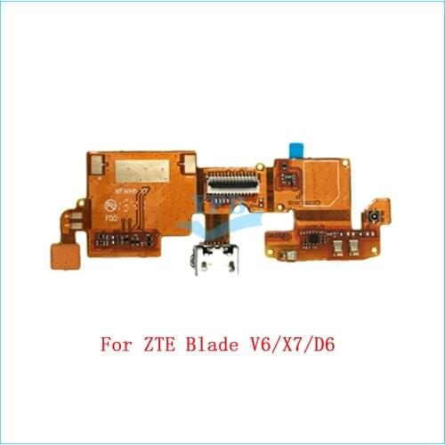USB Charging Charger Port Dock Connector Microphone Flex Cable Board For ZTE Blade A515 A511 V6 X7 D6