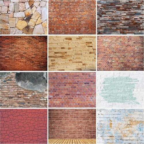 Vintage Brick Wall Backdrop Vinyl Photography Backdrops Photographic Background For Photo Studio Props 210327CAZ-01