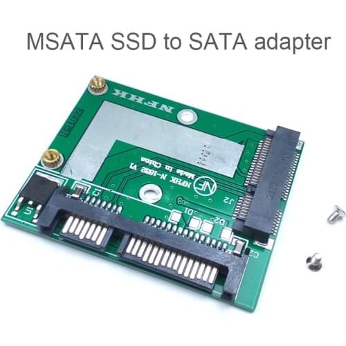 High Quality MSATA SSD To 2.5'' SATA 6.0Gbps Adapter Converter Card Module Board Mini Pcie SSD Wholesale