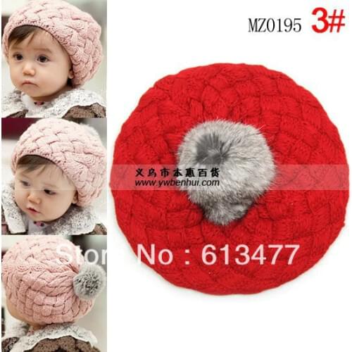 Winter Keep warm knitted hats for boy/girl/kits hats set,scarves, bug/bee infants caps beanine for chilldren mz0195-5pcs